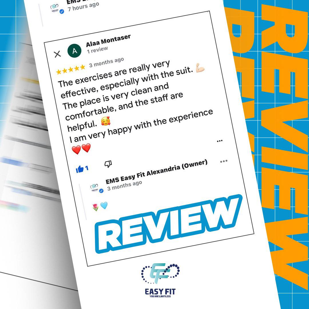 Client review 3 from Easy Fit Alexandria client