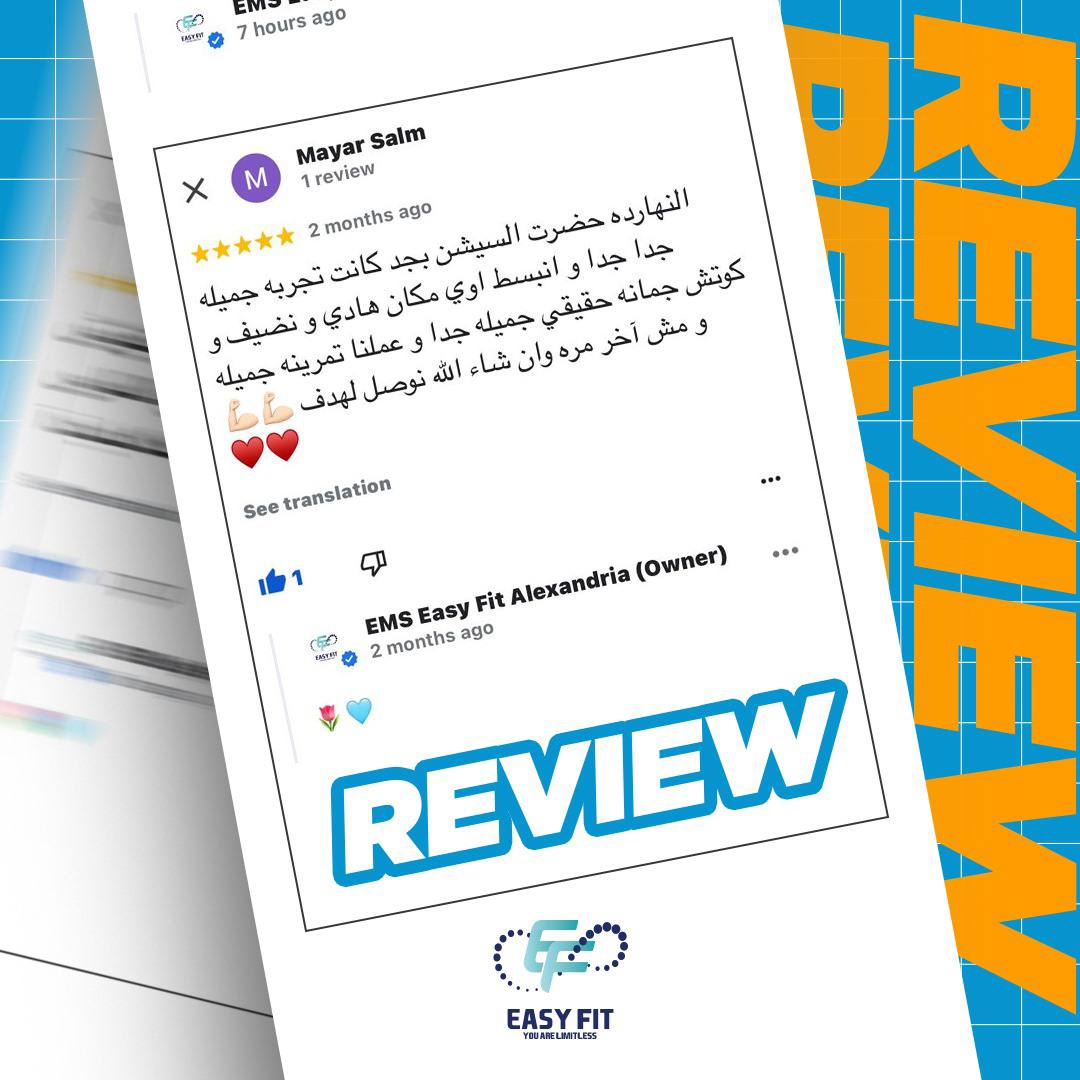 Client review 4 from Easy Fit Alexandria client