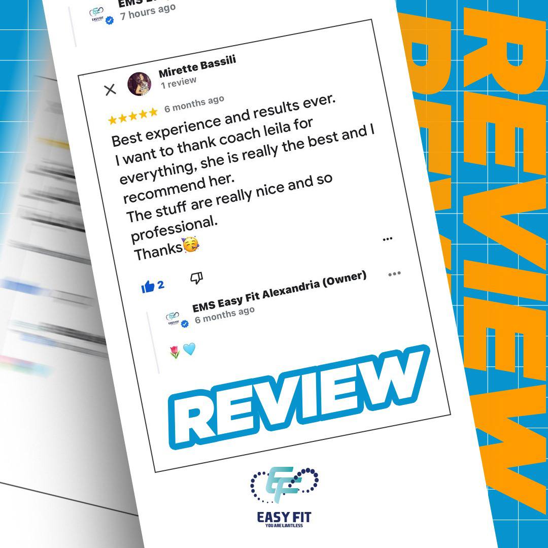 Client review 6 from Easy Fit Alexandria client