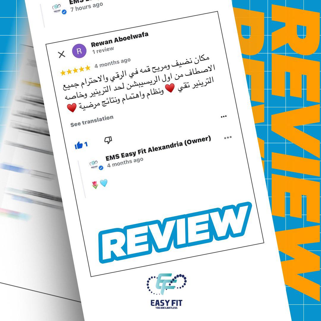 Client review 9 from Easy Fit Alexandria client
