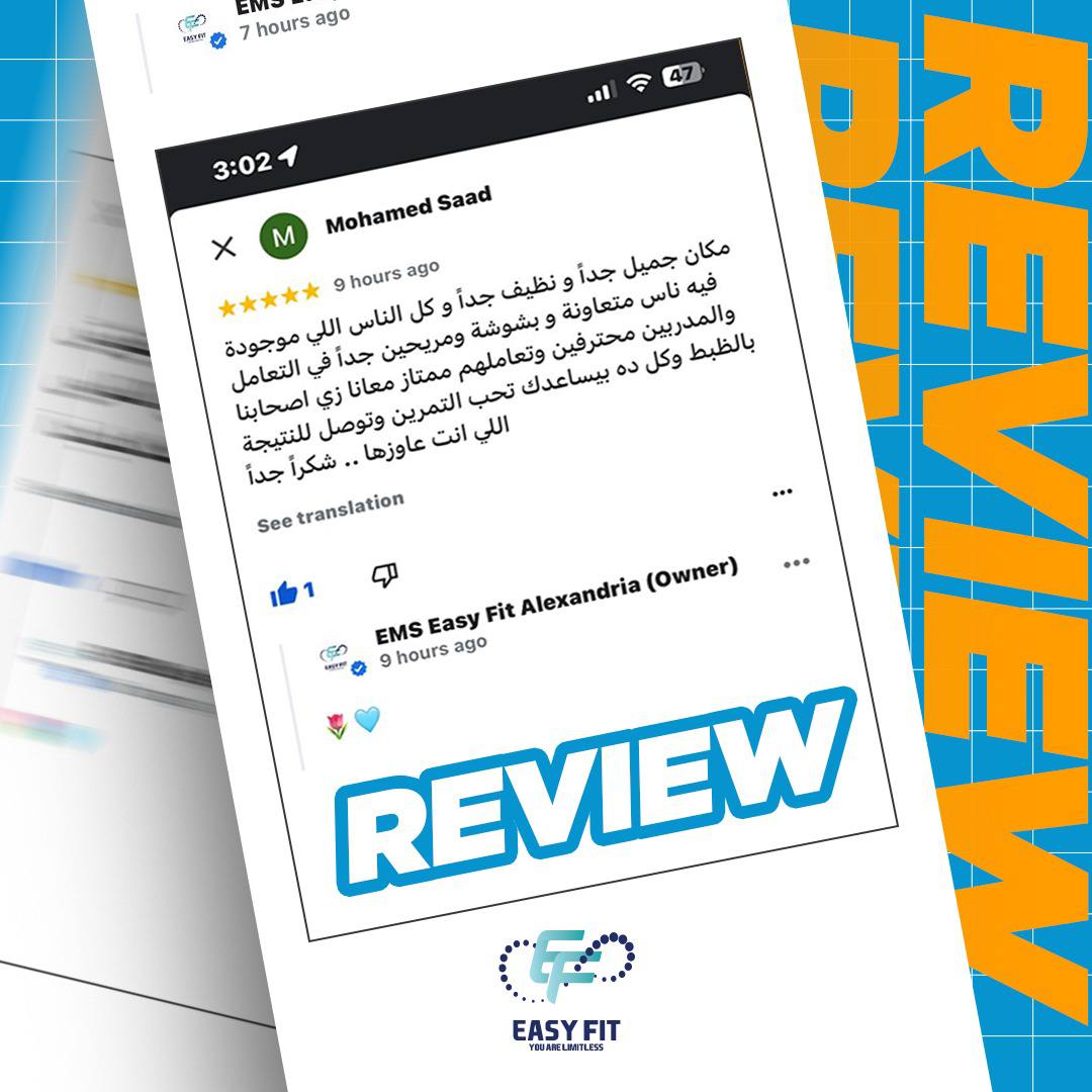 Client review 10 from Easy Fit Alexandria client