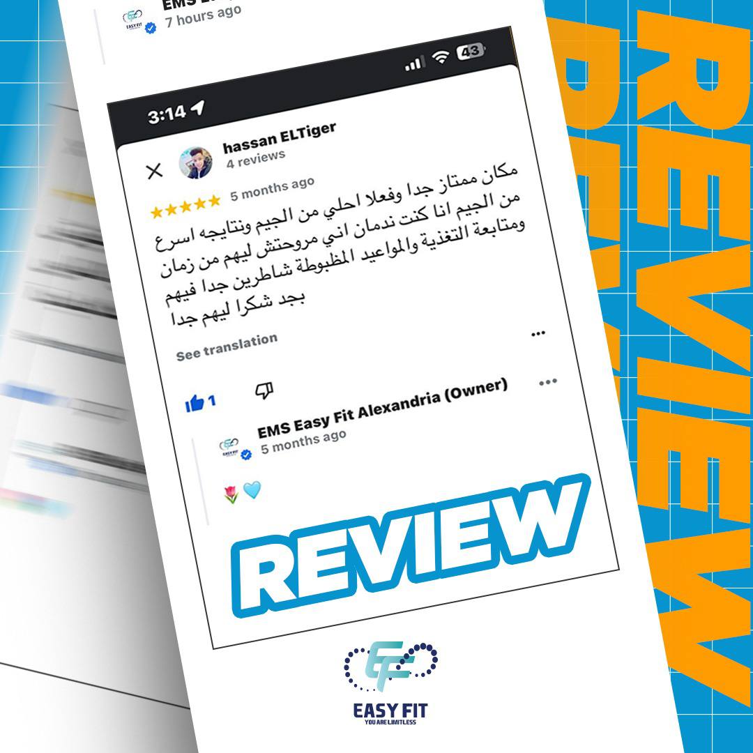 Client review 21 from Easy Fit Alexandria client