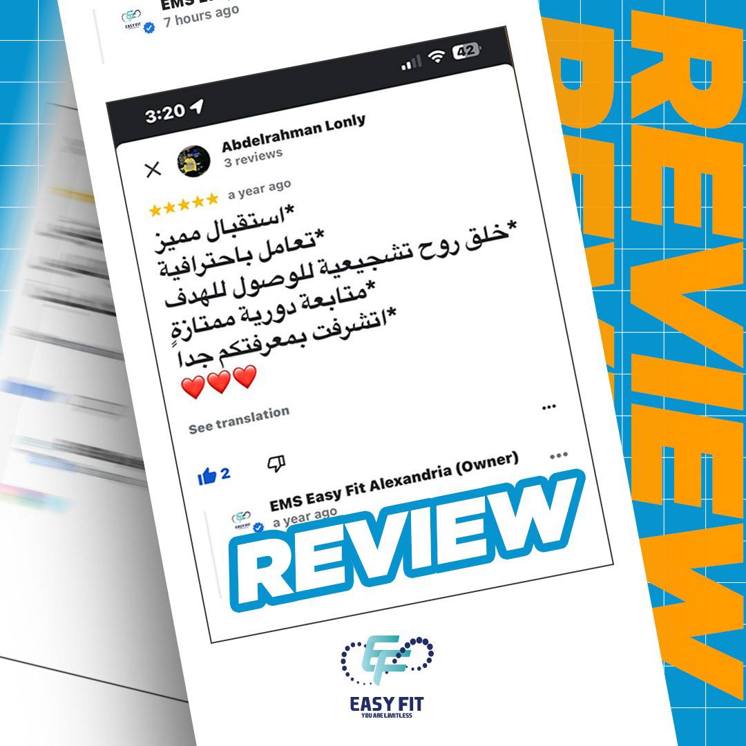 Client review 25 from Easy Fit Alexandria client